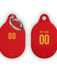 AirTag holder with the Portugal 2004 Home football shirt design by RIPA Football