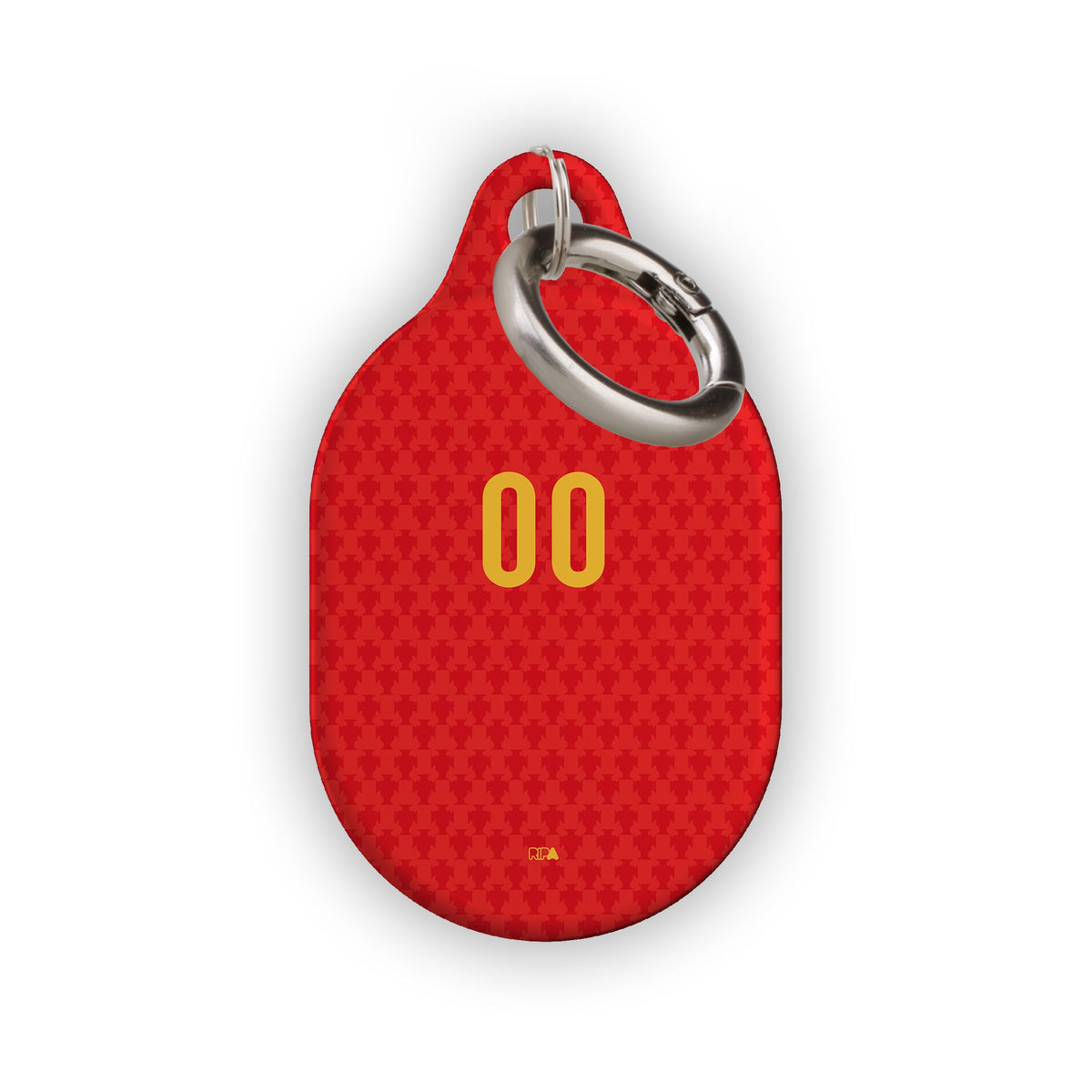 AirTag holder with the Portugal 2004 Home football shirt design by RIPA Football
