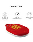 AirTag holder with the Portugal 2004 Home football shirt design by RIPA Football