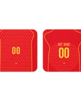 Coaster with the Portugal 2004 Home football shirt design by RIPA Football