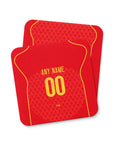 Coaster with the Portugal 2004 Home football shirt design by RIPA Football