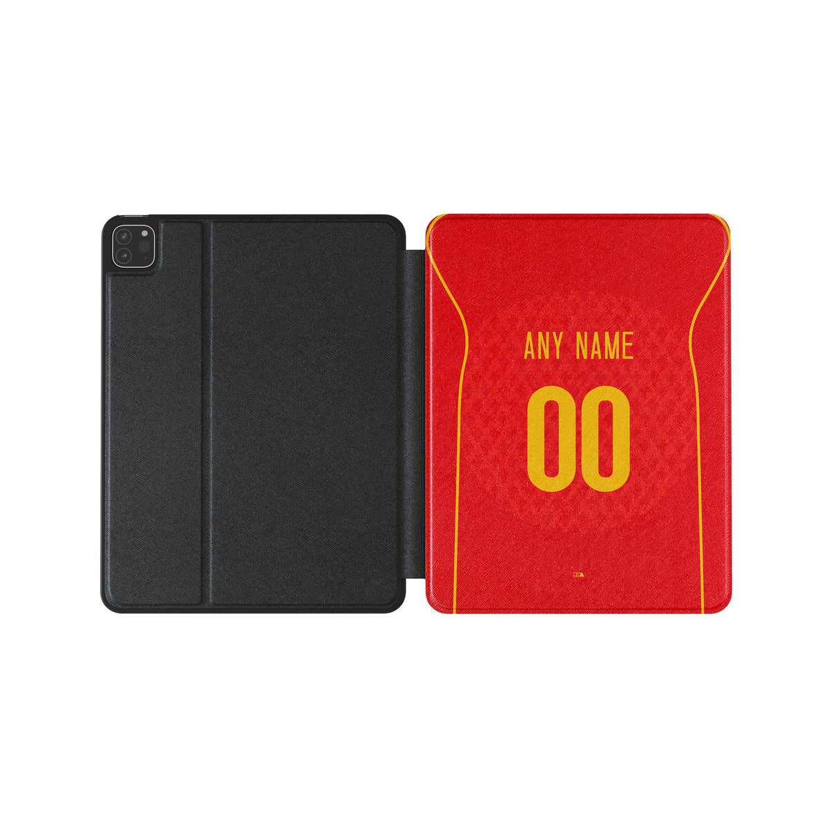 iPad case with the Portugal 2004 Home football shirt design by RIPA Football