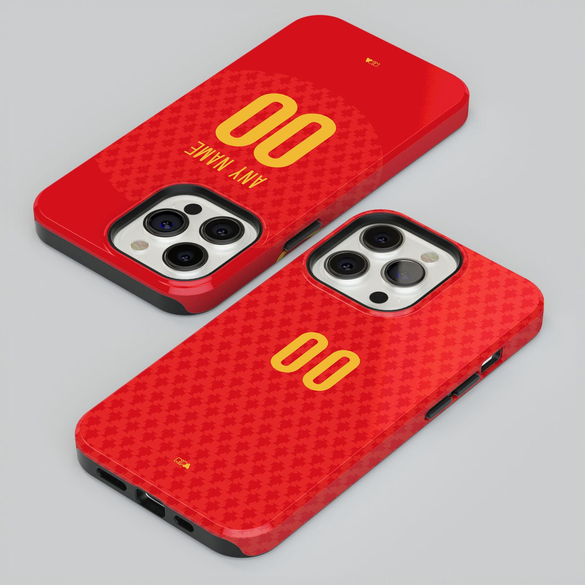 Phone case with the Portugal 2004 Home football shirt design by RIPA Football