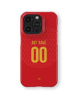 Phone case with the Portugal 2004 Home football shirt design by RIPA Football