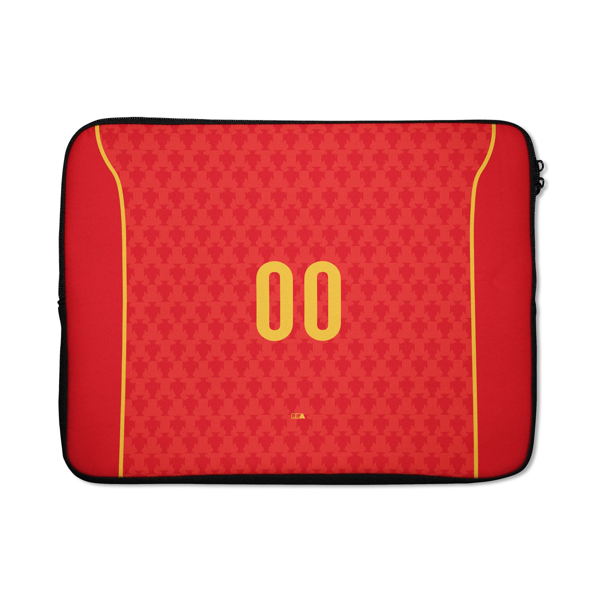Laptop sleeve with the Portugal 2004 Home football shirt design by RIPA Football