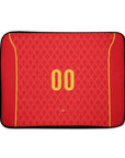 Laptop sleeve with the Portugal 2004 Home football shirt design by RIPA Football