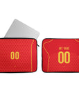 Laptop sleeve with the Portugal 2004 Home football shirt design by RIPA Football