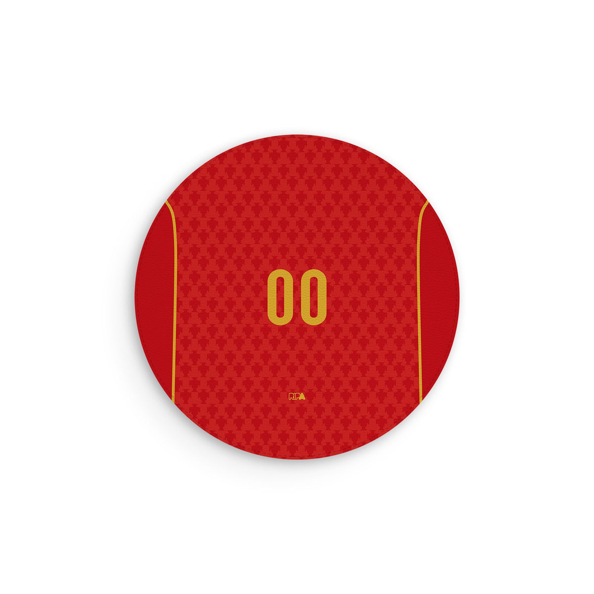 Mouse pad with the Portugal 2004 Home football shirt design by RIPA Football