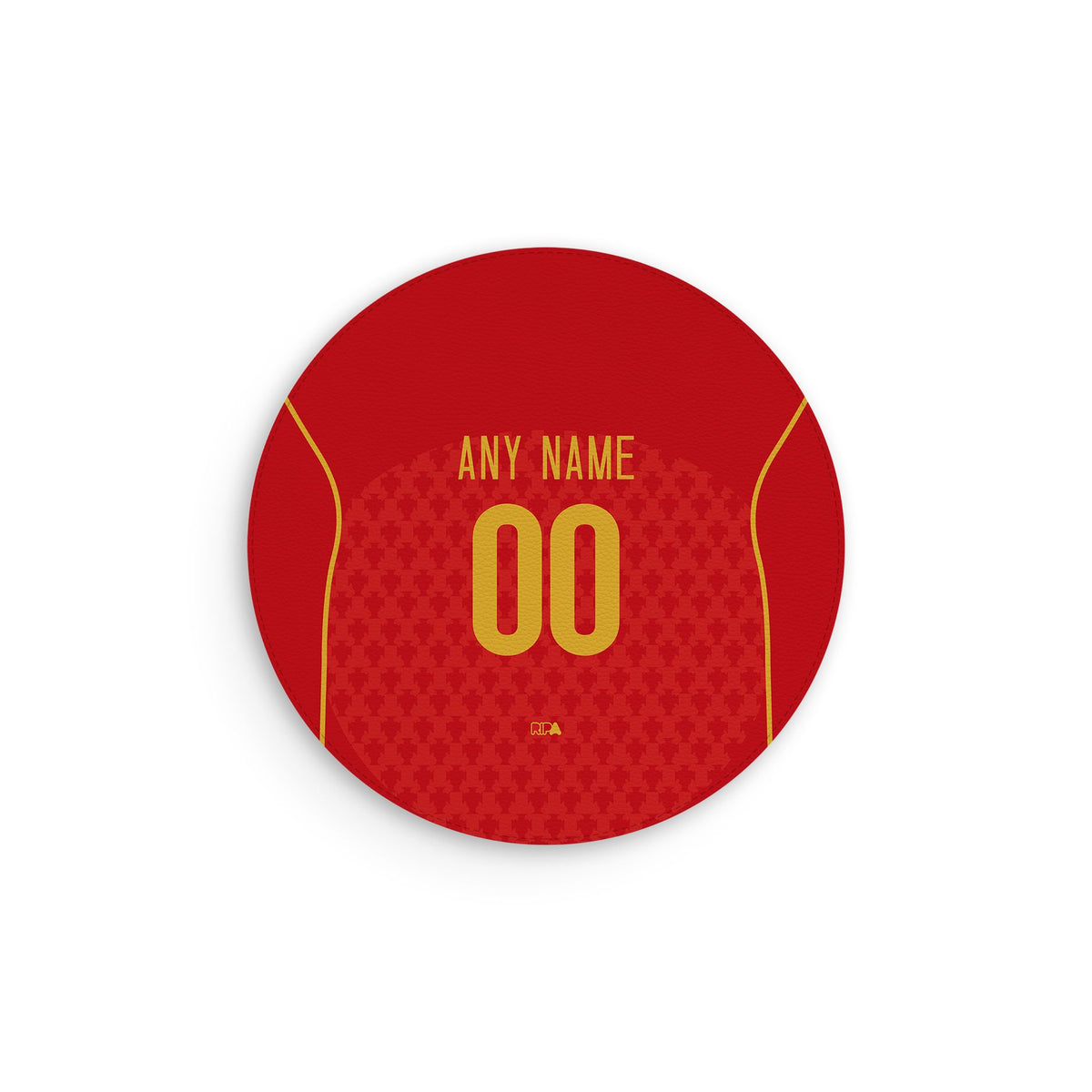 Mouse pad with the Portugal 2004 Home football shirt design by RIPA Football