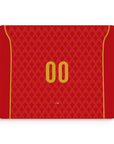 Mouse pad with the Portugal 2004 Home football shirt design by RIPA Football