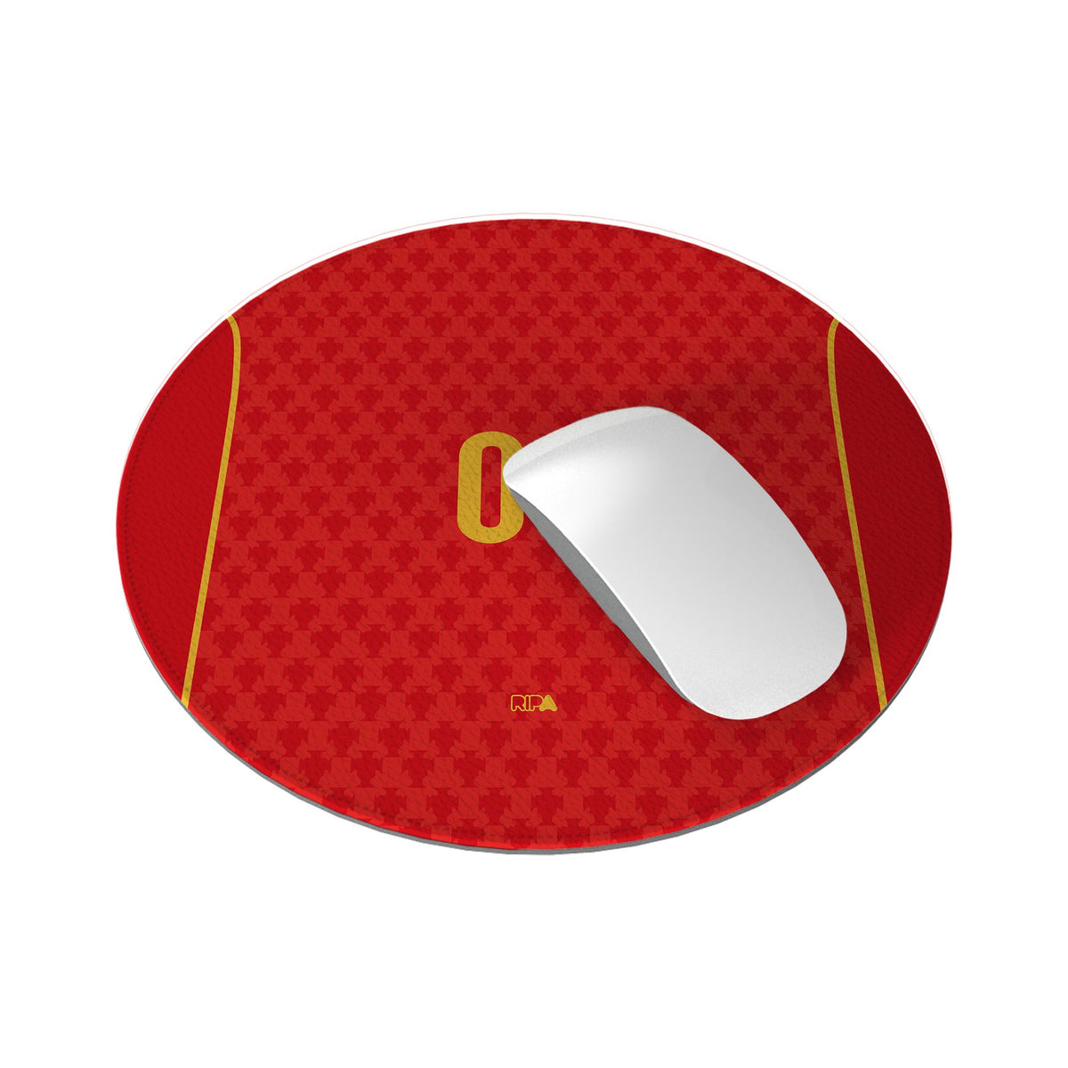 Mouse pad with the Portugal 2004 Home football shirt design by RIPA Football