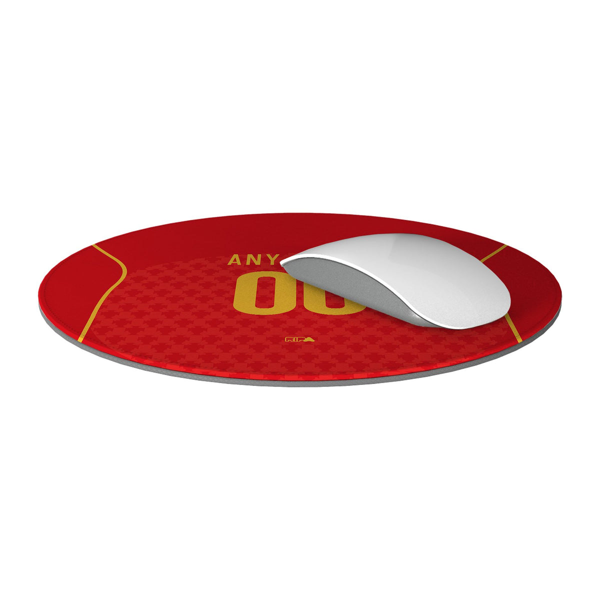 Mouse pad with the Portugal 2004 Home football shirt design by RIPA Football