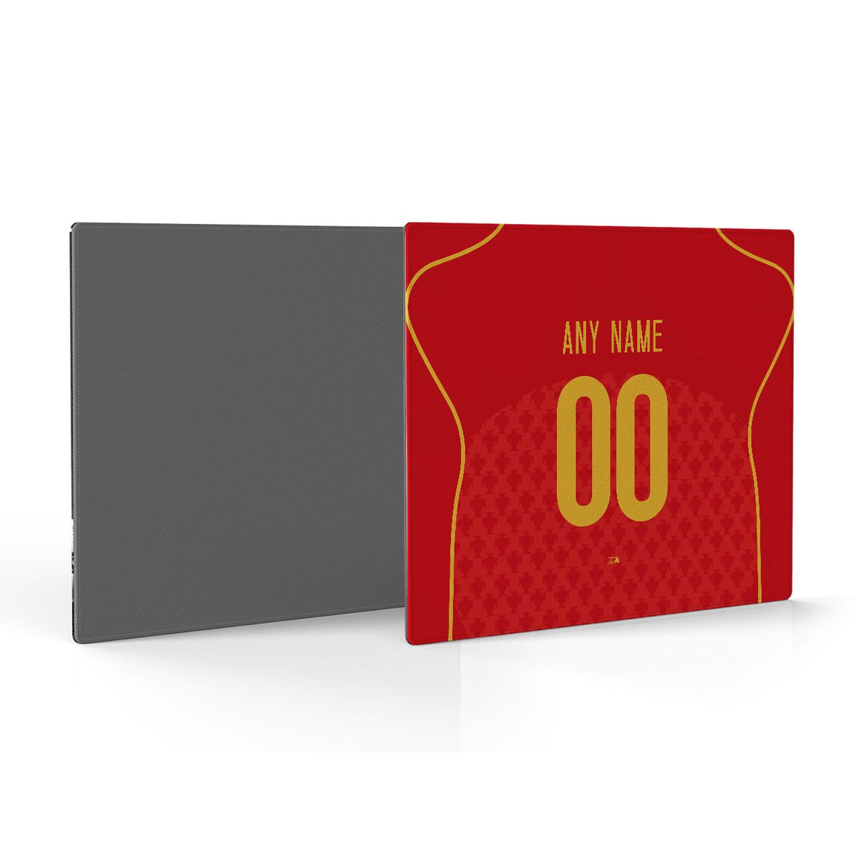 Mouse pad with the Portugal 2004 Home football shirt design by RIPA Football