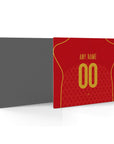Mouse pad with the Portugal 2004 Home football shirt design by RIPA Football