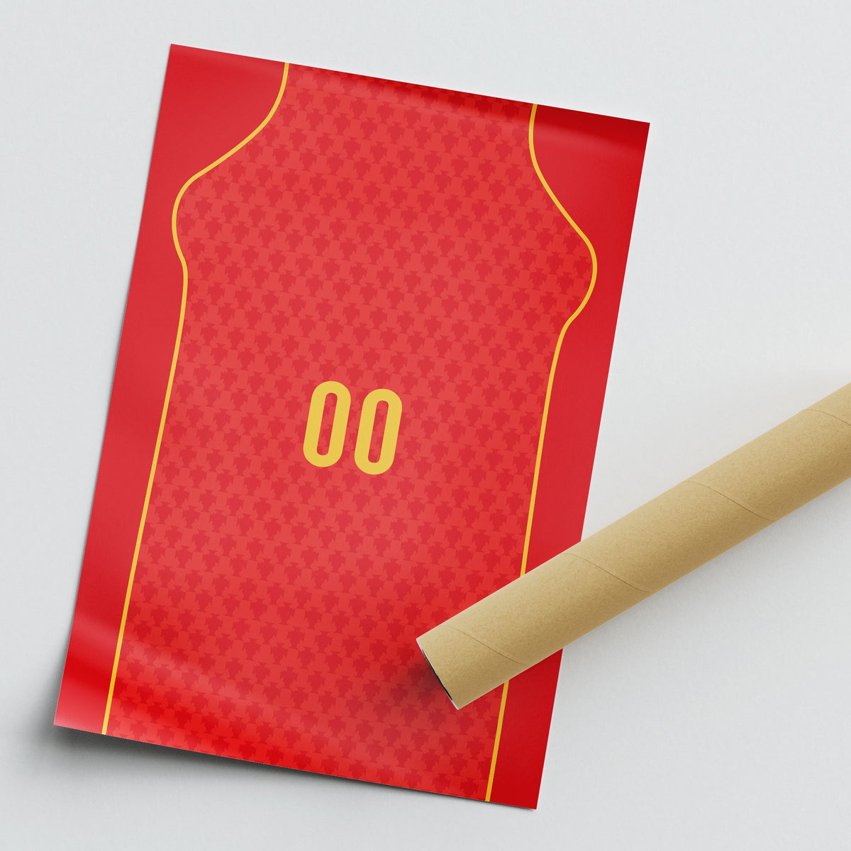 Print with the Portugal 2004 Home football shirt design by RIPA Football