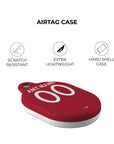 AirTag holder with the Portugal 2018 Home football shirt design by RIPA Football