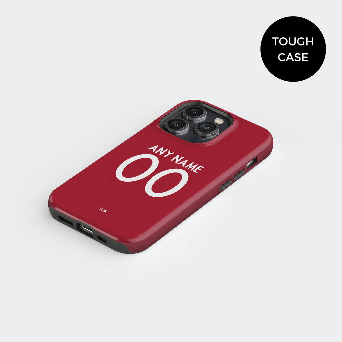 Phone case with the Portugal 2018 Home football shirt design by RIPA Football