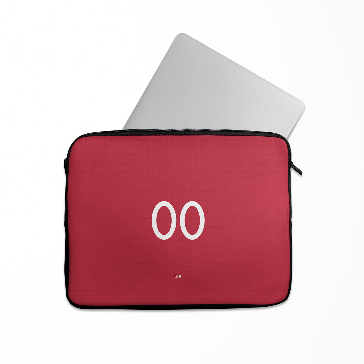 Laptop sleeve with the Portugal 2018 Home football shirt design by RIPA Football