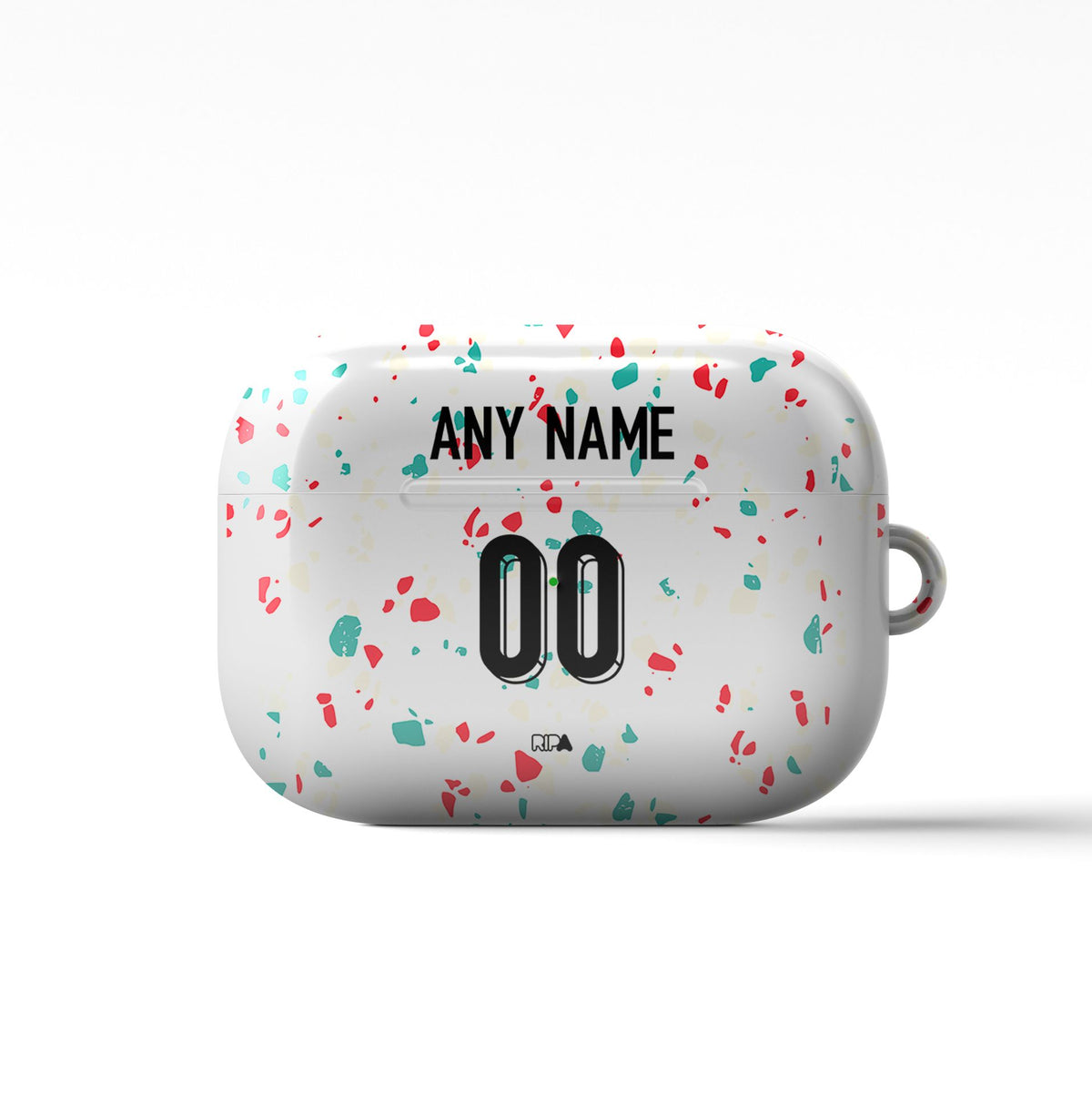 AirPods case with the Portugal Women 2023 Away football shirt design by RIPA Football