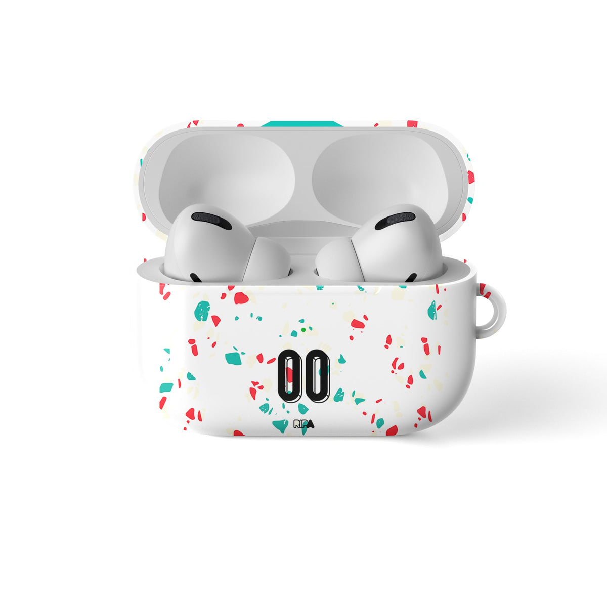 AirPods case with the Portugal Women 2023 Away football shirt design by RIPA Football