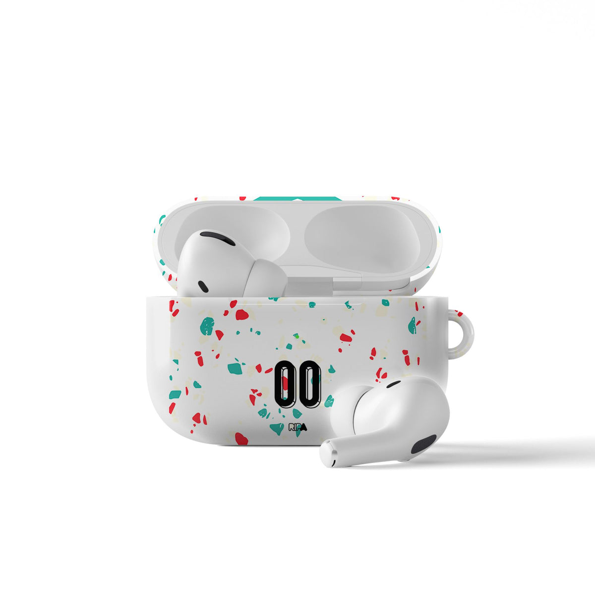 AirPods case with the Portugal Women 2023 Away football shirt design by RIPA Football
