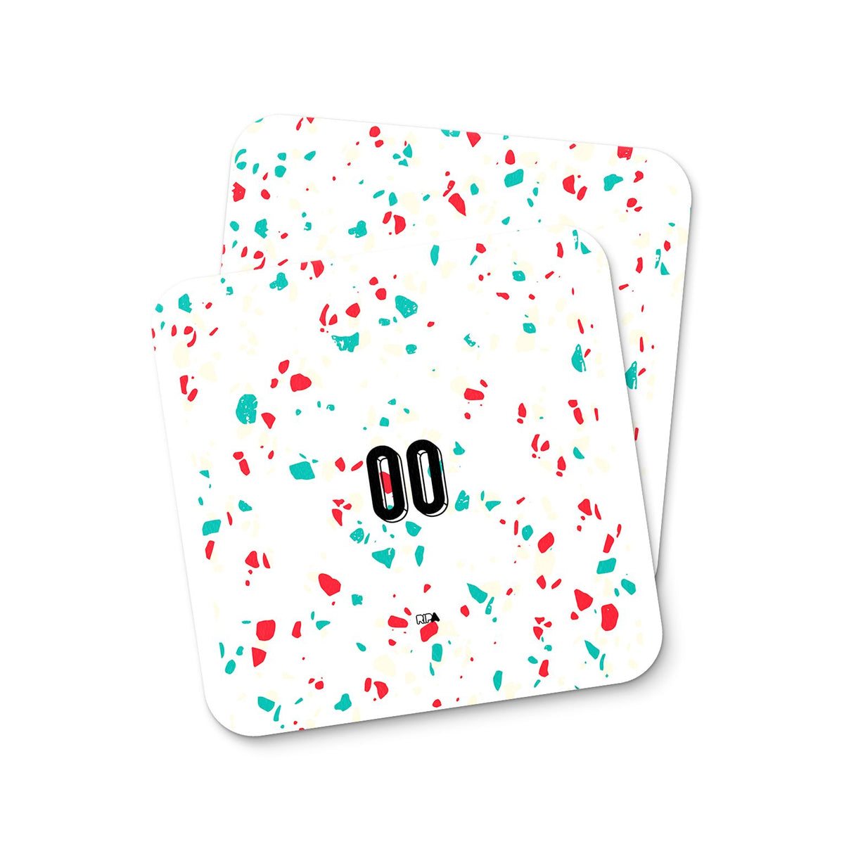 Coaster with the Portugal Women 2023 Away football shirt design by RIPA Football