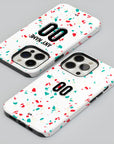Phone case with the Portugal Women 2023 Away football shirt design by RIPA Football