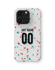 Phone case with the Portugal Women 2023 Away football shirt design by RIPA Football