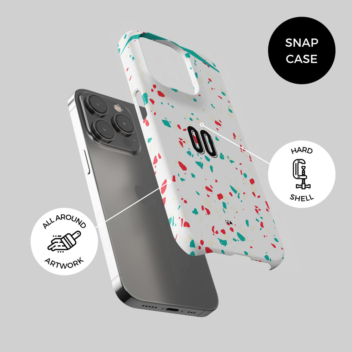 Phone case with the Portugal Women 2023 Away football shirt design by RIPA Football