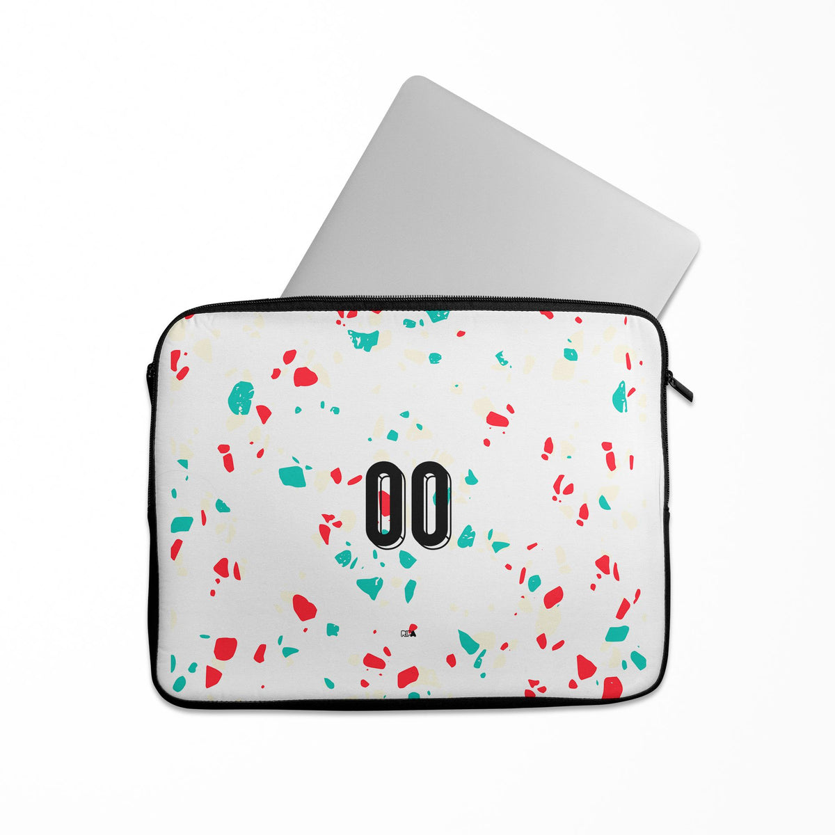 Laptop sleeve with the Portugal Women 2023 Away football shirt design by RIPA Football