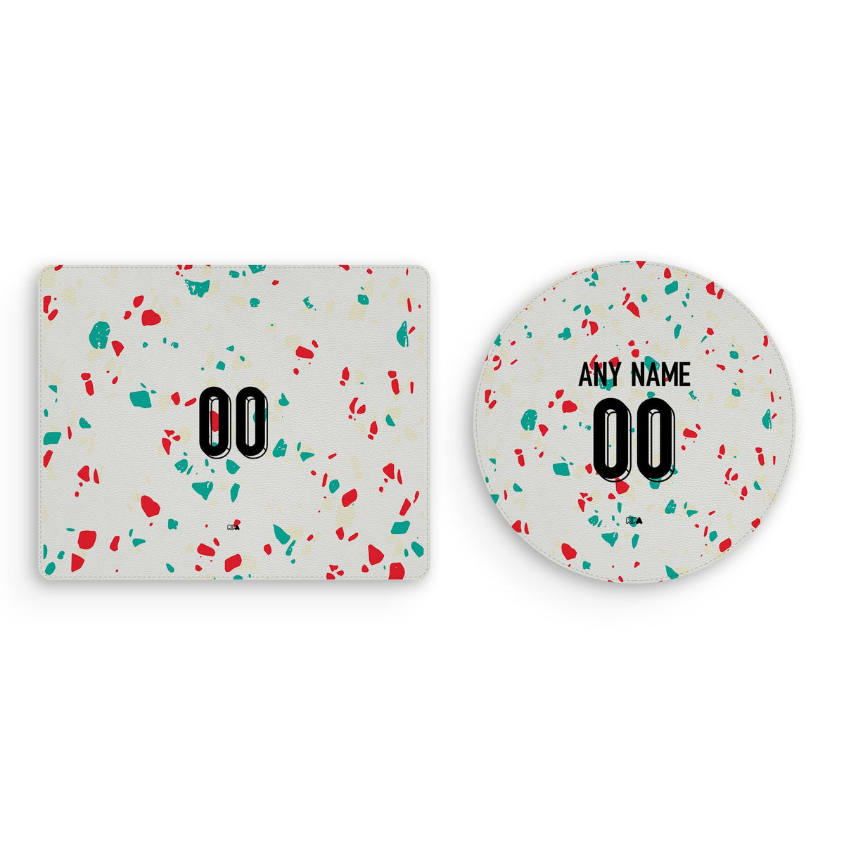 Mouse pad with the Portugal Women 2023 Away football shirt design by RIPA Football