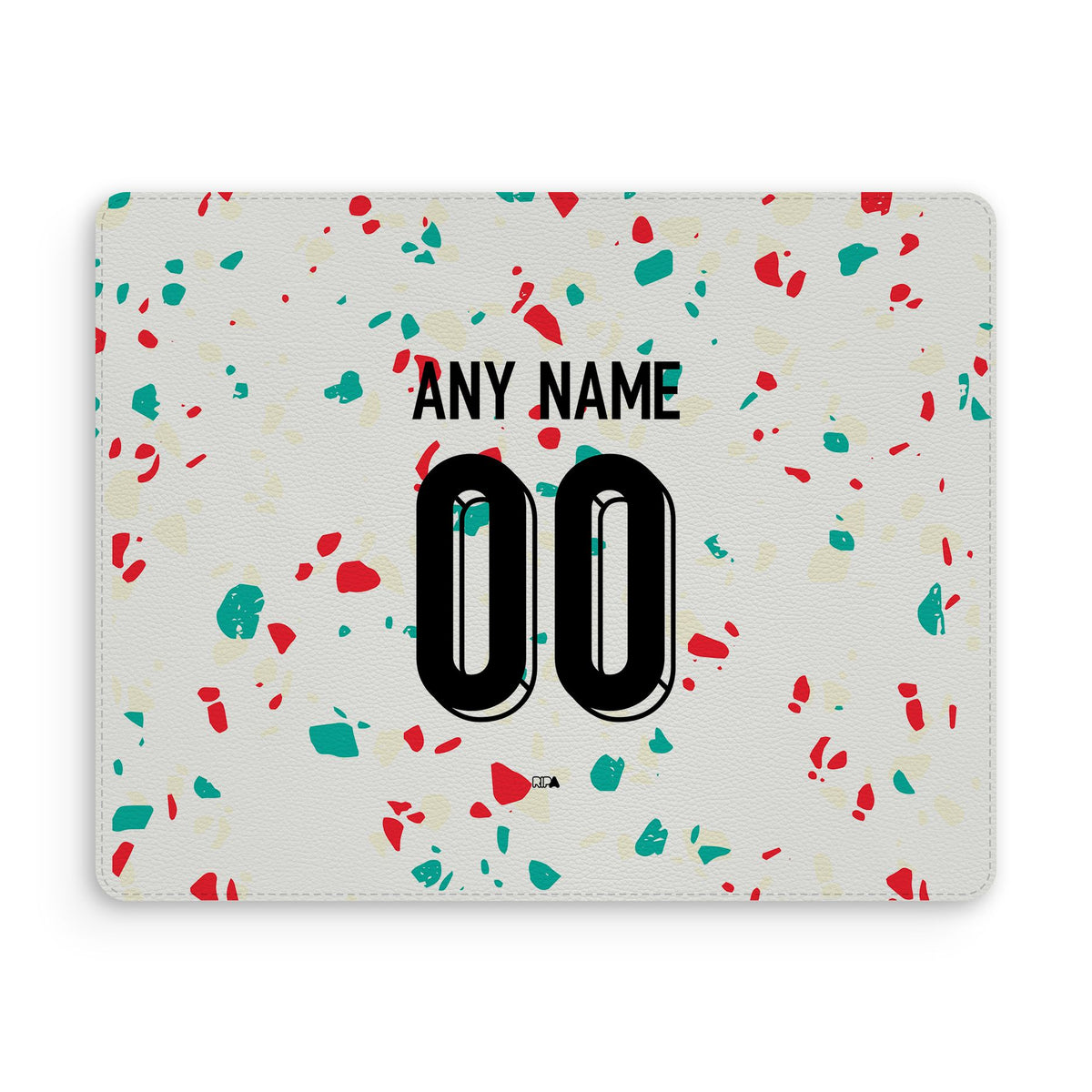 Mouse pad with the Portugal Women 2023 Away football shirt design by RIPA Football