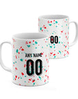 Mug with the Portugal Women 2023 Away football shirt design by RIPA Football