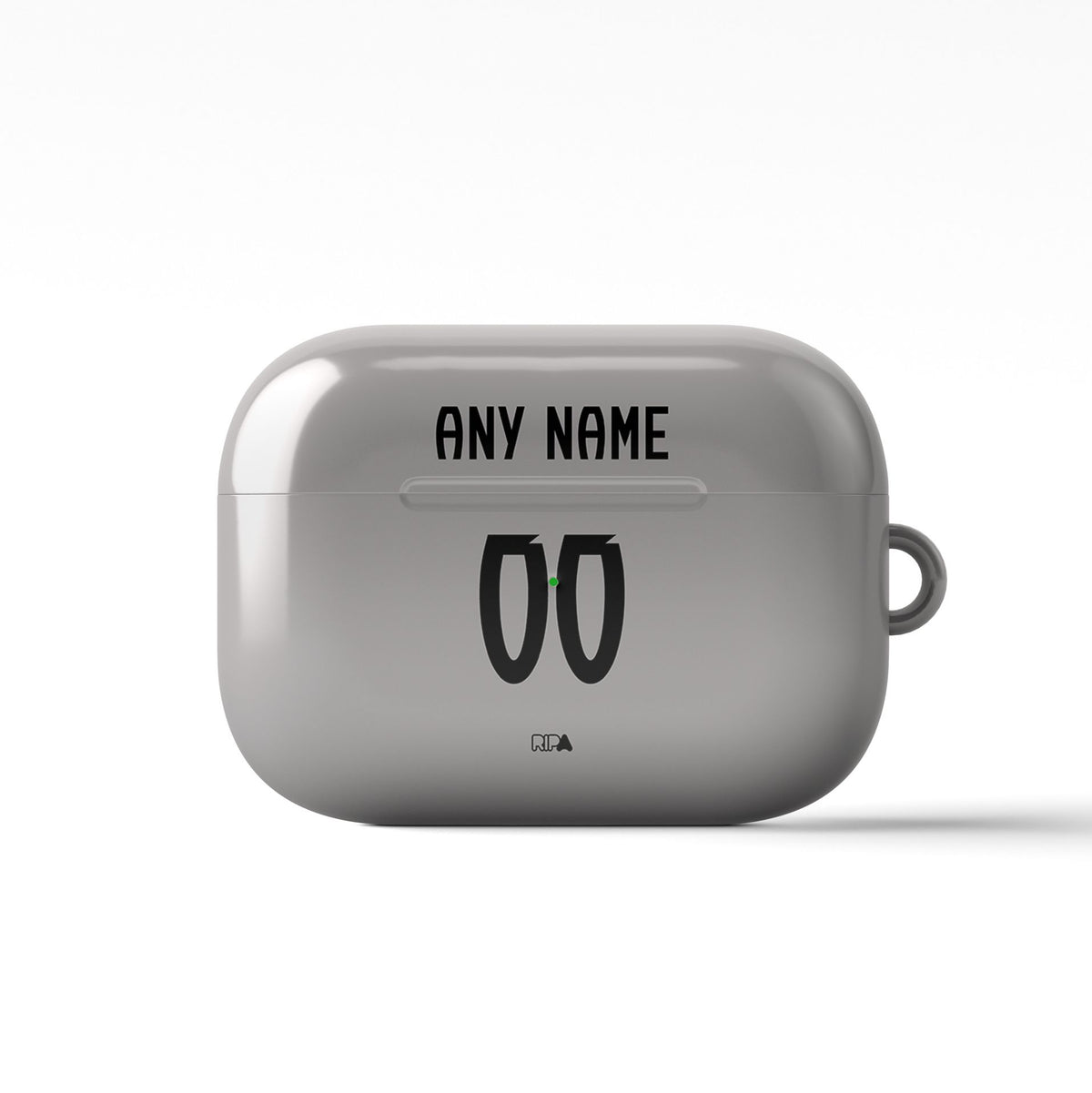 AirPods case with the Portugal 2025 Goalkeeper football shirt design by RIPA Football