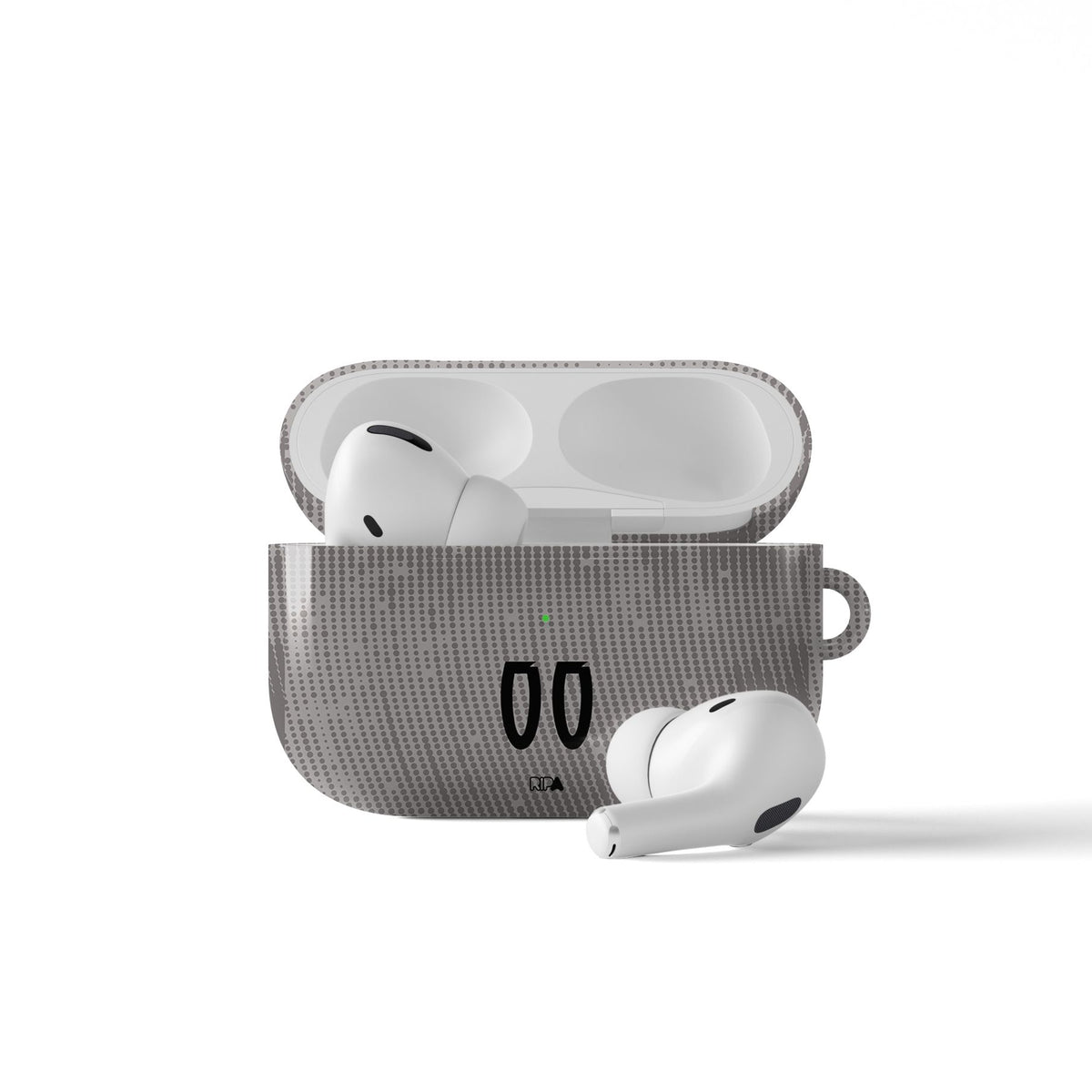 AirPods case with the Portugal 2025 Goalkeeper football shirt design by RIPA Football