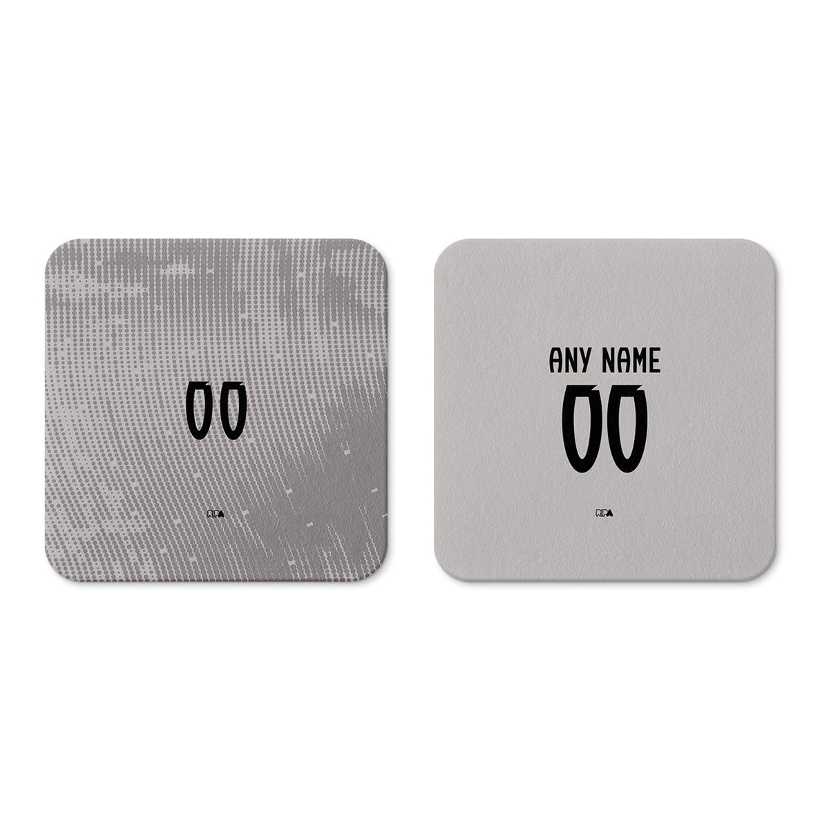 Coaster with the Portugal 2025 Goalkeeper football shirt design by RIPA Football