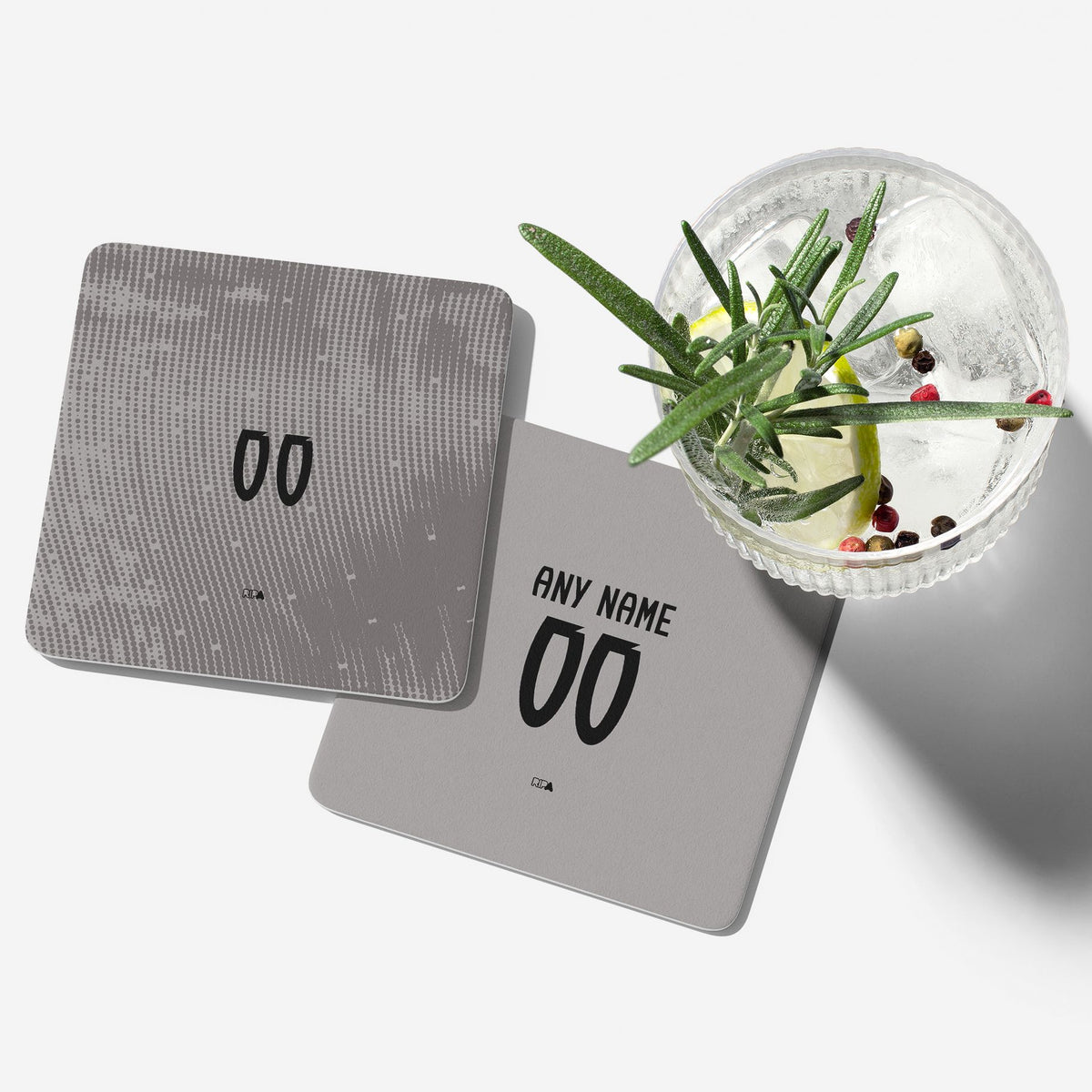 Coaster with the Portugal 2025 Goalkeeper football shirt design by RIPA Football