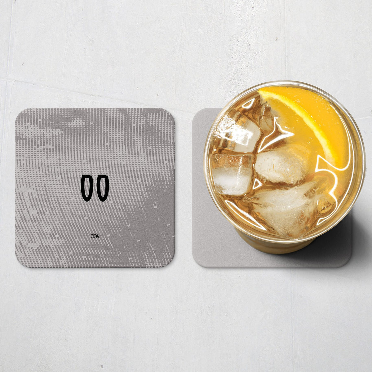 Coaster with the Portugal 2025 Goalkeeper football shirt design by RIPA Football
