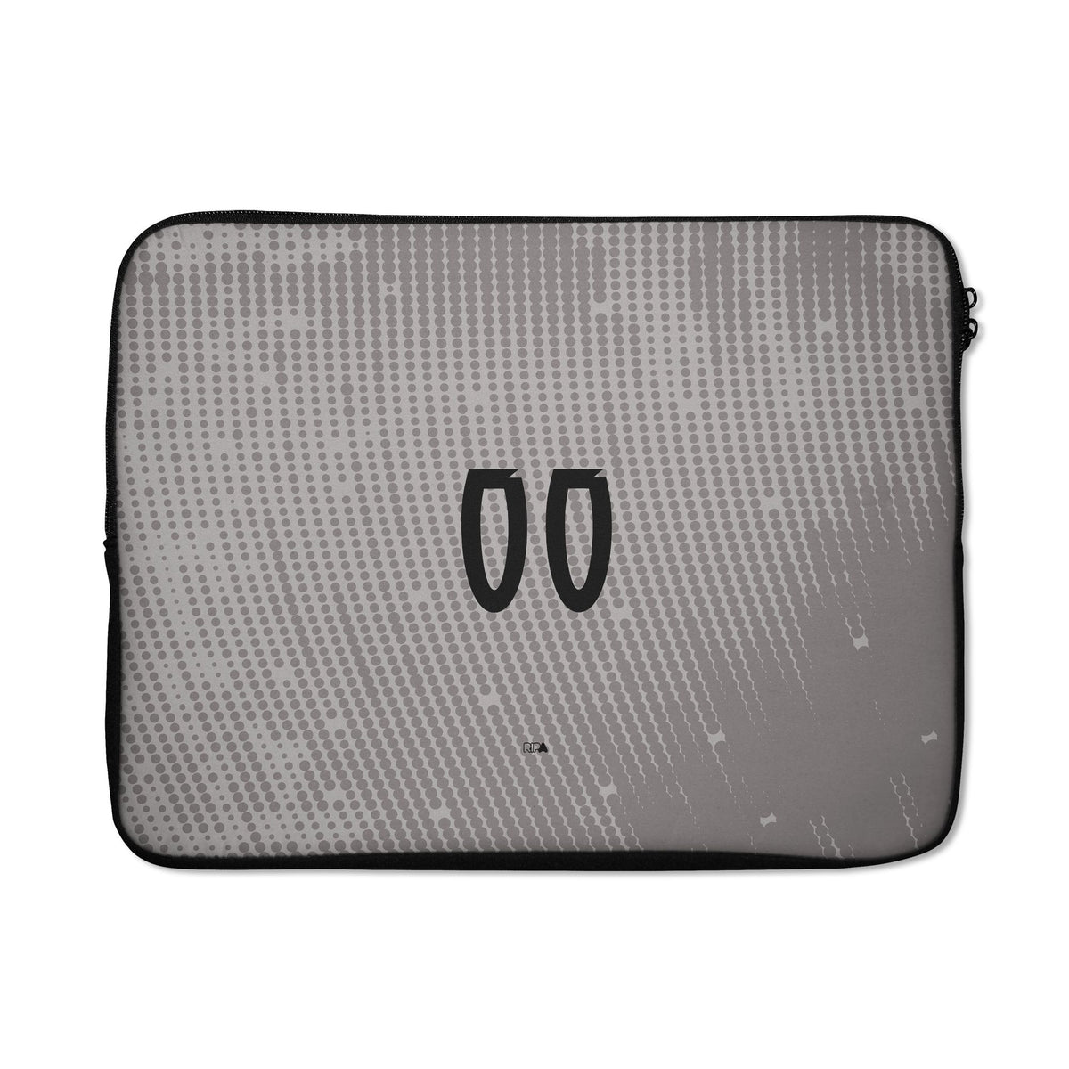 Laptop sleeve with the Portugal 2025 Goalkeeper football shirt design by RIPA Football