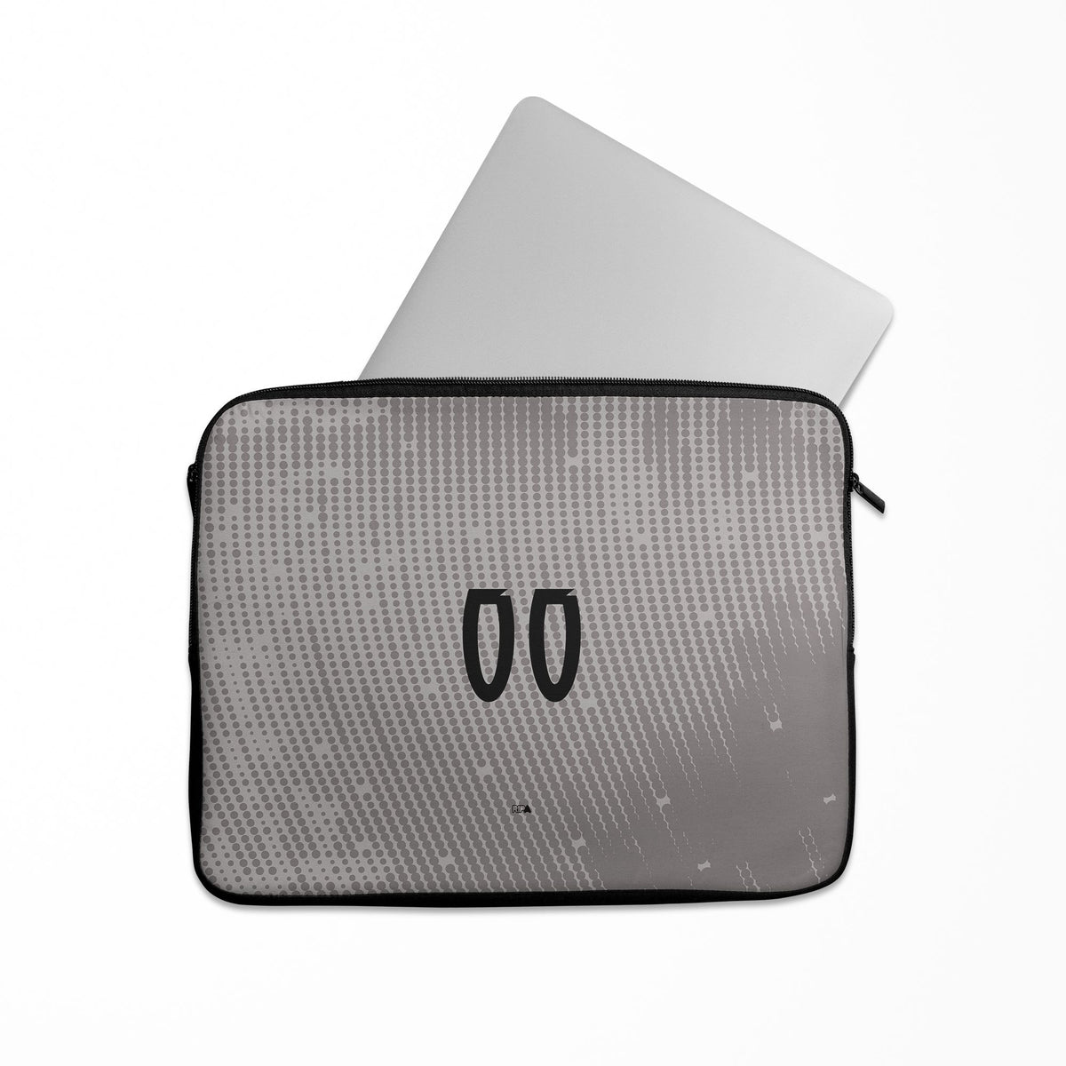 Laptop sleeve with the Portugal 2025 Goalkeeper football shirt design by RIPA Football