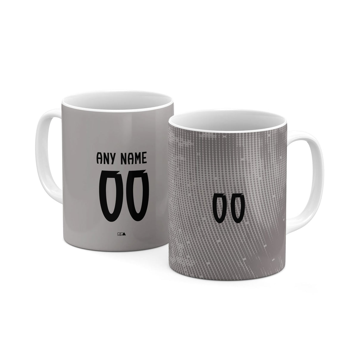 Mug with the Portugal 2025 Goalkeeper football shirt design by RIPA Football