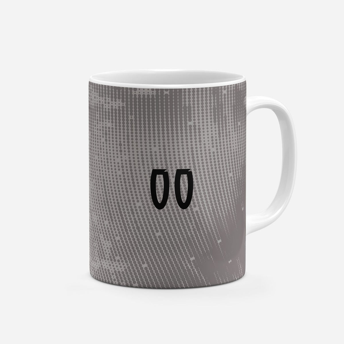 Mug with the Portugal 2025 Goalkeeper football shirt design by RIPA Football