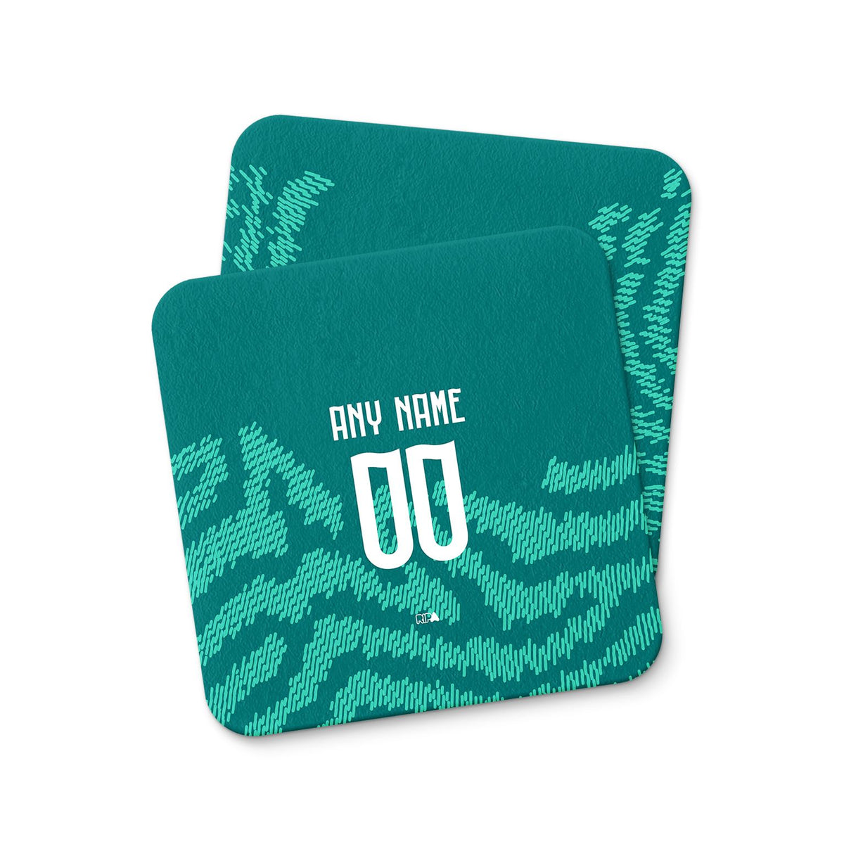 Coaster with the Portugal 2026 Special football shirt design by RIPA Football