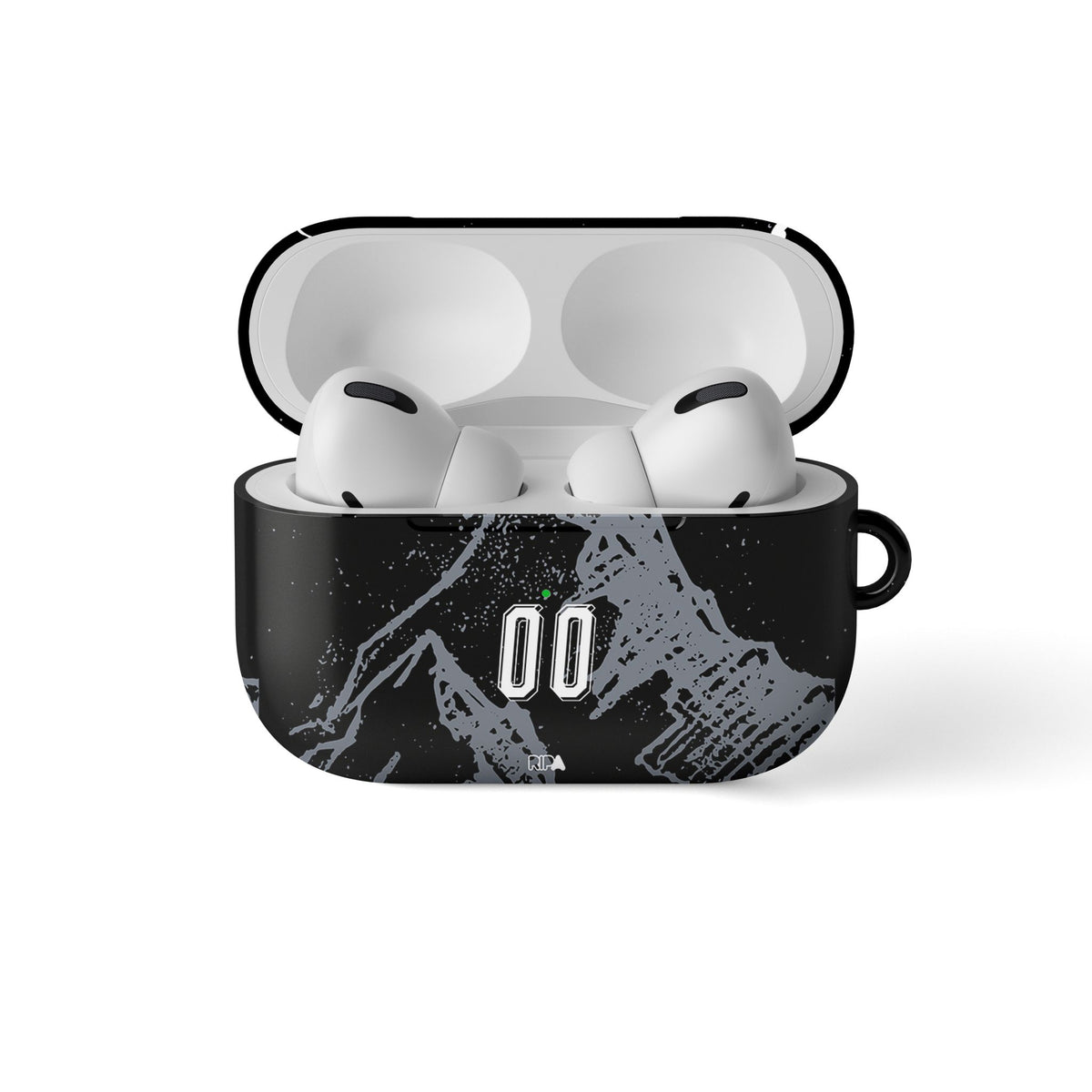 AirPods case with the Switzerland 2026 Goalkeeper football shirt design by RIPA Football