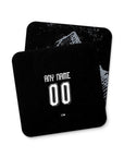 Coaster with the Switzerland 2026 Goalkeeper football shirt design by RIPA Football