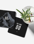 Coaster with the Switzerland 2026 Goalkeeper football shirt design by RIPA Football