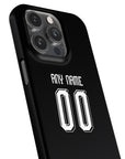 Phone case with the Switzerland 2026 Goalkeeper football shirt design by RIPA Football