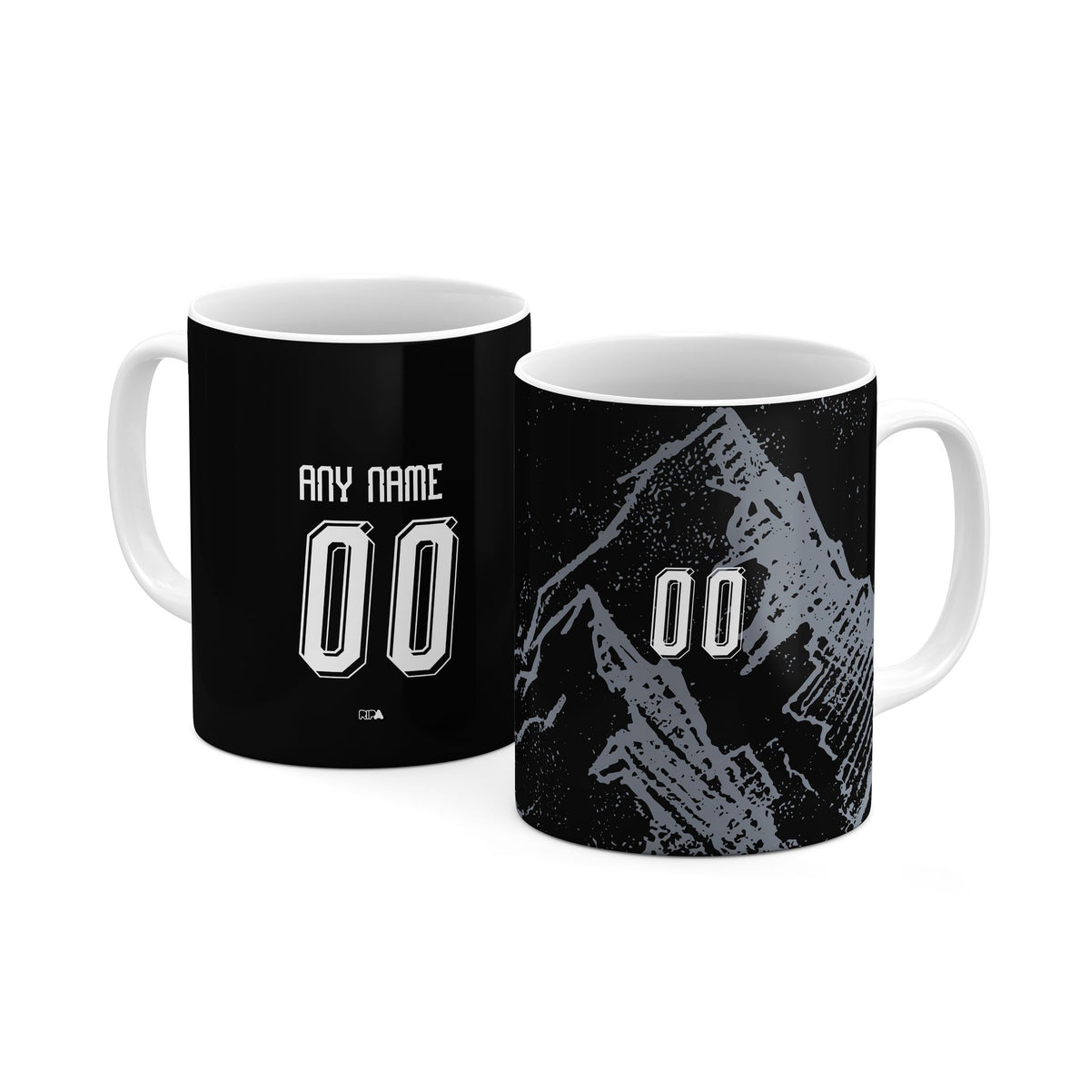 Mug with the Switzerland 2026 Goalkeeper football shirt design by RIPA Football