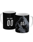 Mug with the Switzerland 2026 Goalkeeper football shirt design by RIPA Football