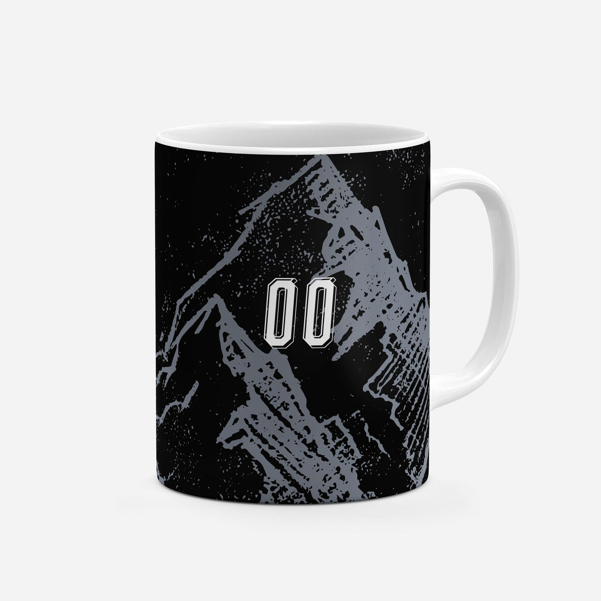 Mug with the Switzerland 2026 Goalkeeper football shirt design by RIPA Football